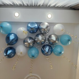 Гелиевые шары под потолок 15 шт. Шары шарики