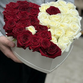 Сердца из роз