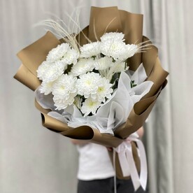 Букет из хризантем 🤎