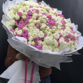 101 кустовая роза пионовидная