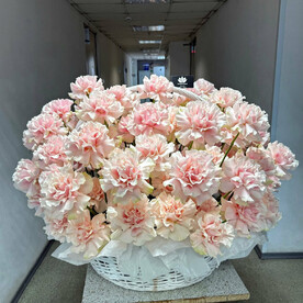 101 Французские розы в корзине 😍