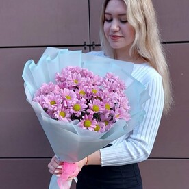 Комплимент из хризантем