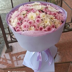 Букет кустовых хризантем