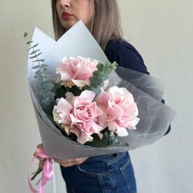 Букет кружевных роз