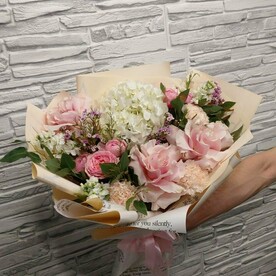 Букет Нежное сердце