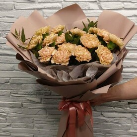 Букет из Диантусов "Карамель"