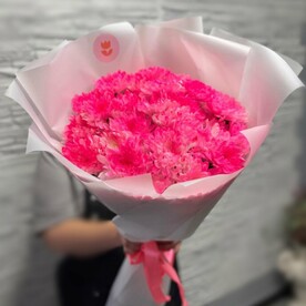 Букет Розовое облачко из Кустовых хризантем