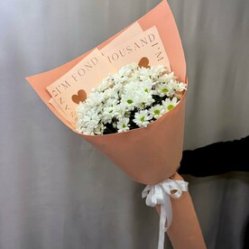 Букет Гигант из 9 веток Хризантем