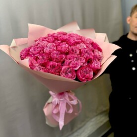 Букет из 35 Пионовидных роз
