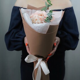 Букет гортензия эвкалипт