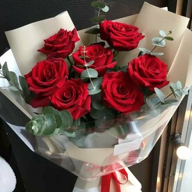 Букеты красный