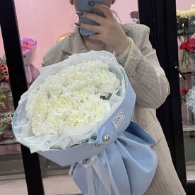 Мороженое с диантусами