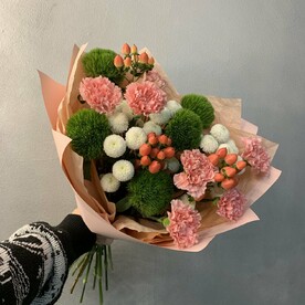 Букет из диантусов