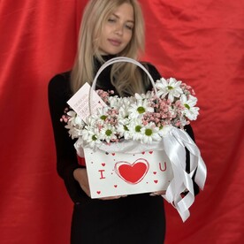 Сумочка с ромашками