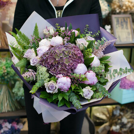 Букет цветов "Кокетливая осень"