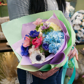 Букет цветов "Звездочки на земле"