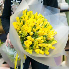 Букет цветов "Spring Sun"