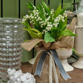 Букет цветов из ландышей "Светлого мая привет..."