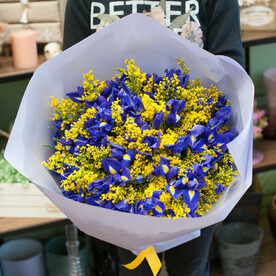 Букет цветов "Имбирный пряник"