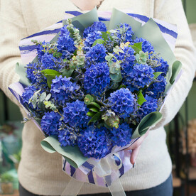 Букет из гиацинтов "Аромат любви"