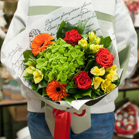 Букет цветов "Кассиопея"