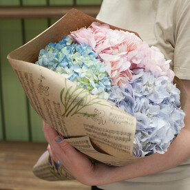 Букет цветов "Сливочный"