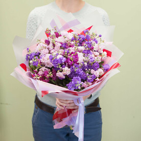 Букет цветов "Кустовая маттиола"