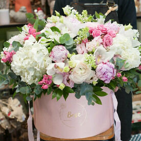 Коробка с цветами "Крылья ангела"