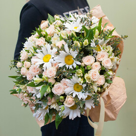 Букет цветов "Расцвели в саду ромашки..."
