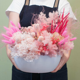 Композиция из сухоцветов "Пауэлл"