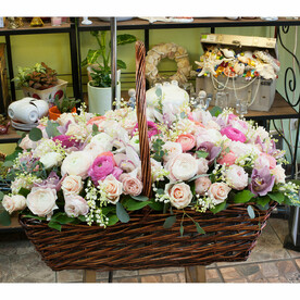 Корзина цветов "Наслаждение роскошью"