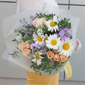 Букет цветов "Лето от кутюр"