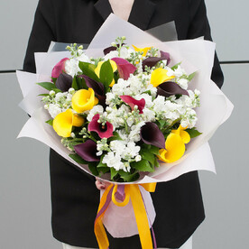 Букет цветов "Калейдоскоп красок"
