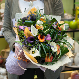 Букет из калл "Тропический рай"