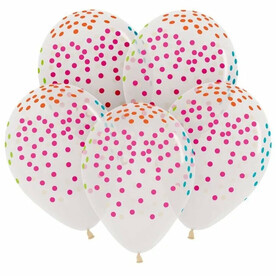 Шары кристалл с принтом конфетти