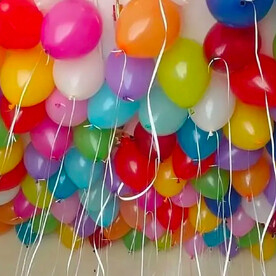 Шары под потолок пастель