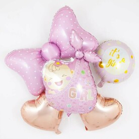 Набор шаров на выписку "У вас девочка"
