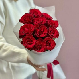 Классический букет из красных роз 🔥🔥🔥