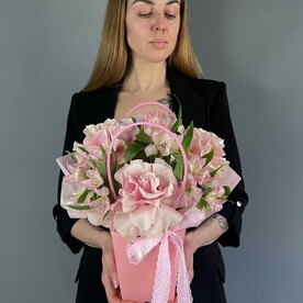 Сумочка с французкой розой 🌸