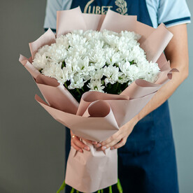 Воздушный букет из хризантем, 1093