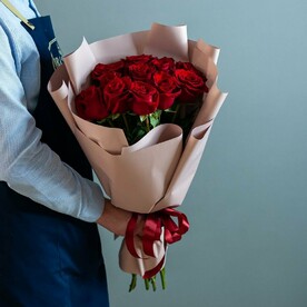 Букет 11 красных роз Эквадор, 1065