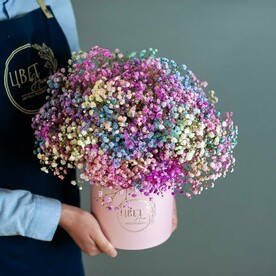 Шляпная коробка с гипсофилой, 1075