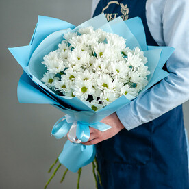 Воздушный букет из кустовой хризантемы, 1091