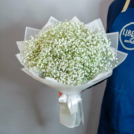 Букет белой гипсофилы 1678