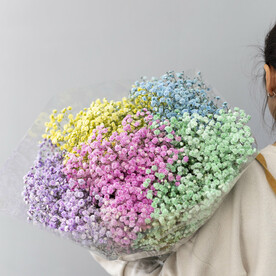 Монобукет из гипсофилы