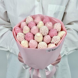 Букет из клубники, клубника в шоколаде Клубничная невеста