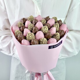 Букет из клубники, клубника в шоколаде Шоко-бум