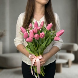 Цветочный Монобукет Букет Полёт нежности Подарок на 8 марта