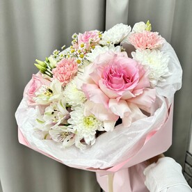 Сборный букет с французской розой