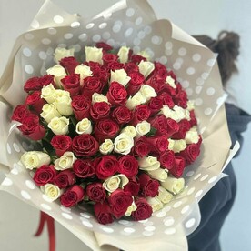 🌹101 кенийские розы/Цветы Уфы/Доставка Уфа